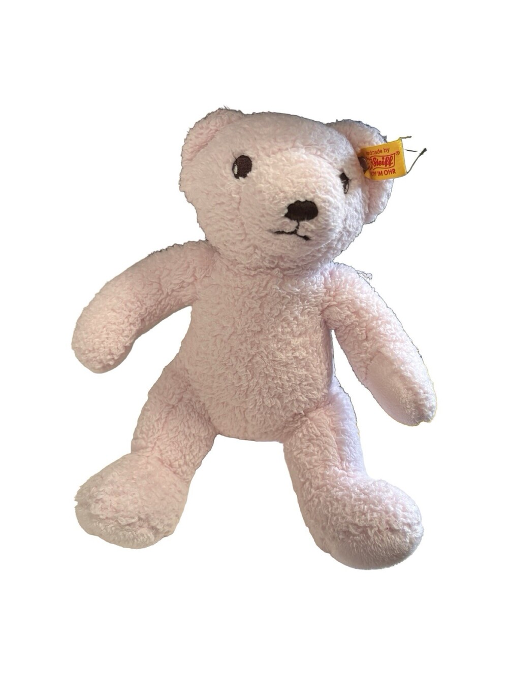 My First Steiff Pink Teddy Bear 10” Plush Stuffed Toy Baby Girl